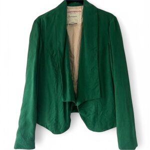 Anthropologie Emerald Green Blazer